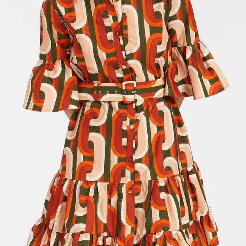 Elegant Sassy Dropped waist Mini Dress