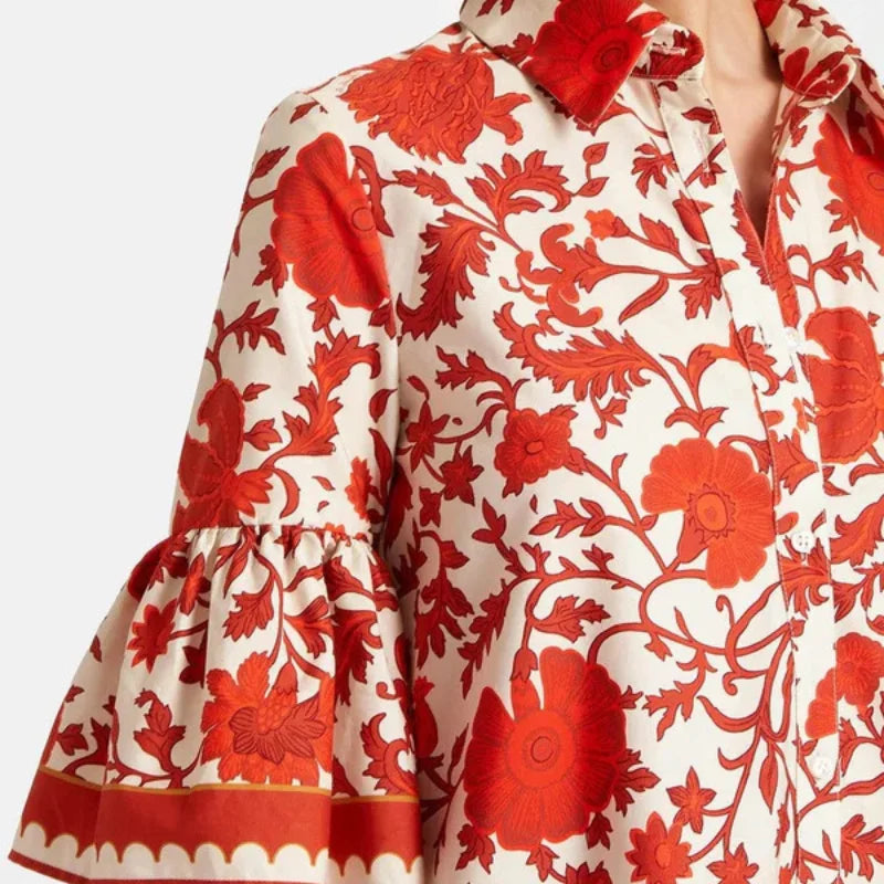 Unique Autumn Prints Mini Dress