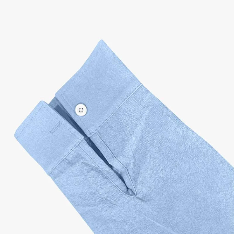 Linen Mandarin Collar Shirt