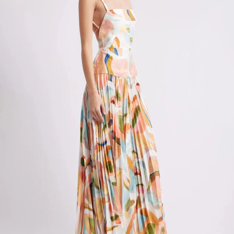 Open Back Maxi Dress