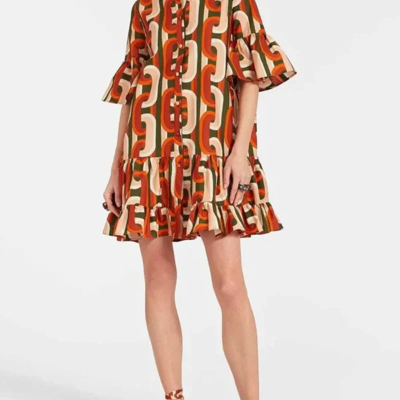 Elegant Sassy Dropped waist Mini Dress