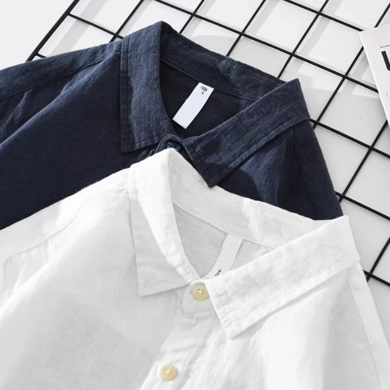 Kyoto Linen Popover Shirt