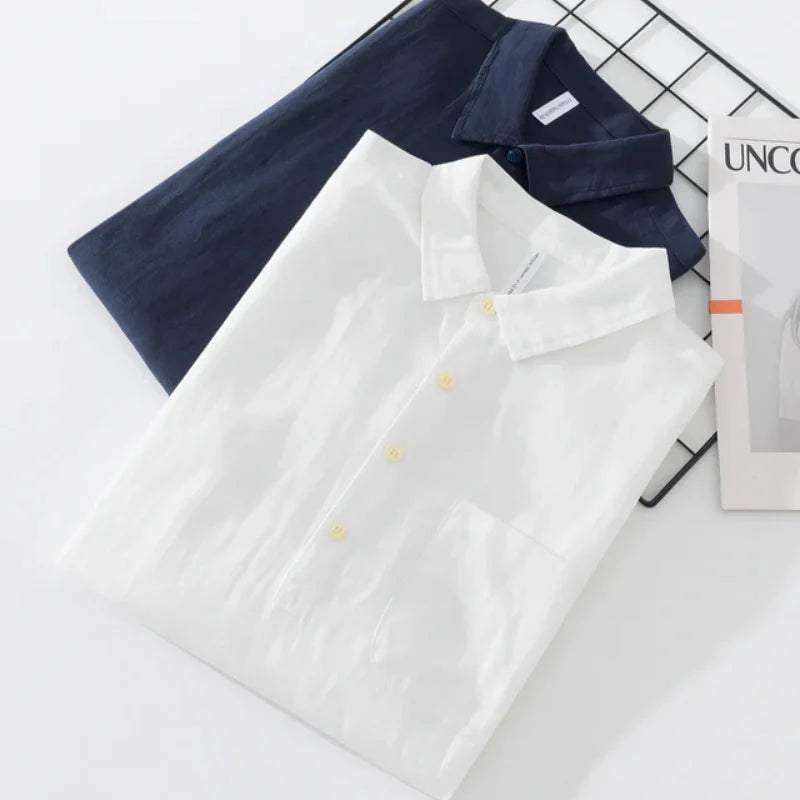 Kyoto Linen Popover Shirt