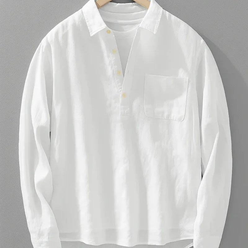 Kyoto Linen Popover Shirt