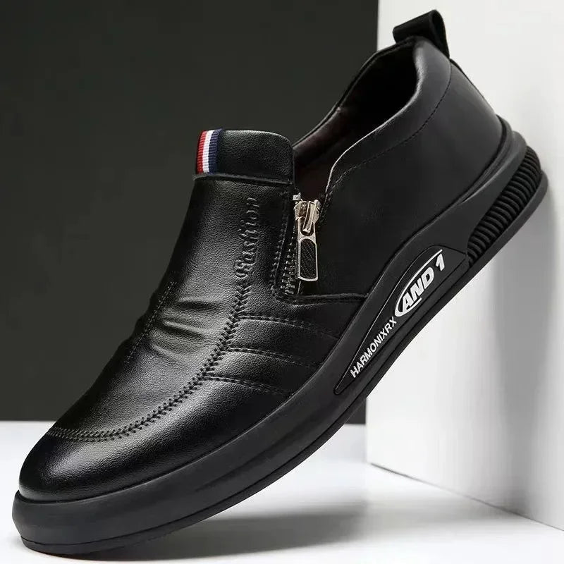 Riviera Leather Trainers