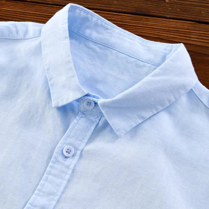 Santorini Linen Shirt